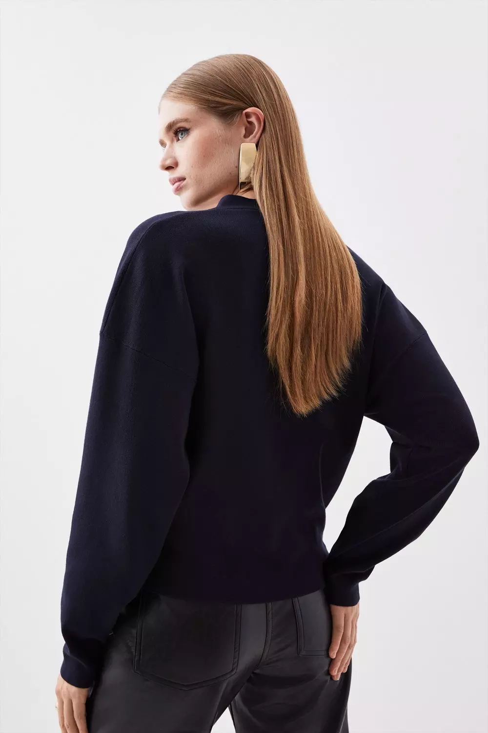 Karen millen deals navy cardigan